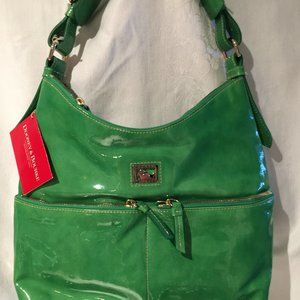 Dooney & Bourke (Authentic) Green Apple Patent Leather Bag